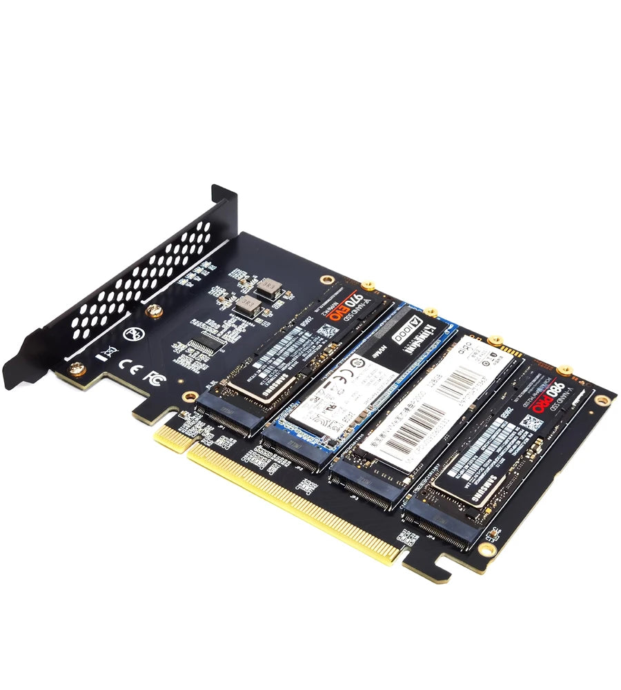 M.2 NVMe to PCIe 4.0 / 3.0 Adapter Expansion Card – Supports 2230 / 2242 / 2260 / 2280 SSDs
