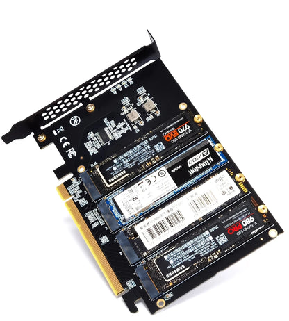 M.2 NVMe to PCIe 4.0 / 3.0 Adapter Expansion Card – Supports 2230 / 2242 / 2260 / 2280 SSDs