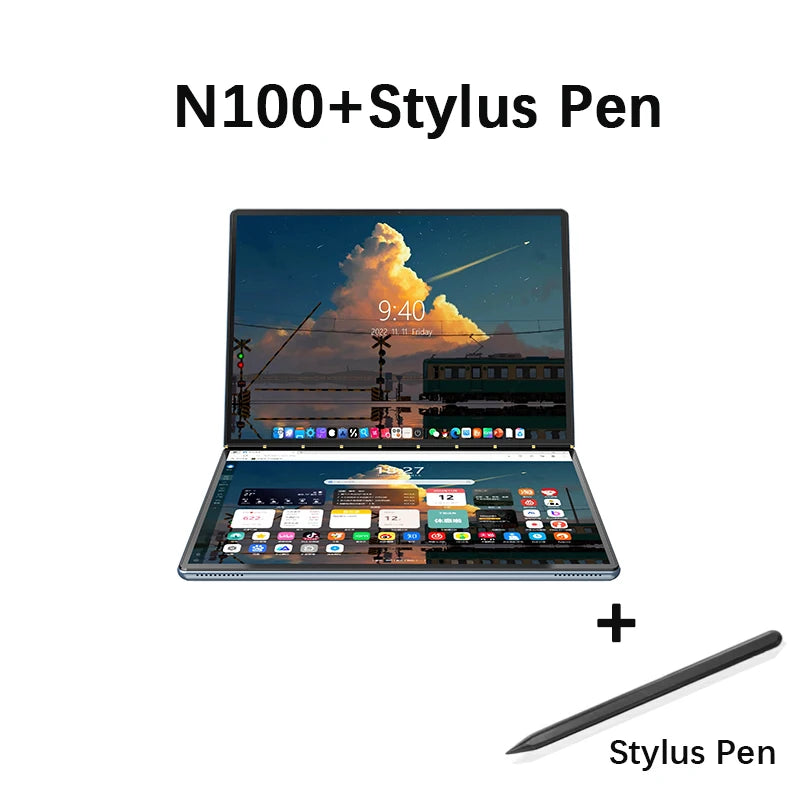 YSJMNPC Dual Screen Laptop 10.9+10.95 Inch Touch Screen