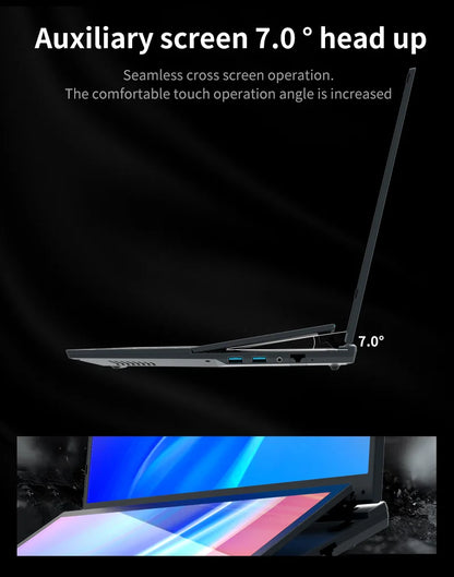 AKPAD Dual Screen 16" (14" Touch Screen) Notebook