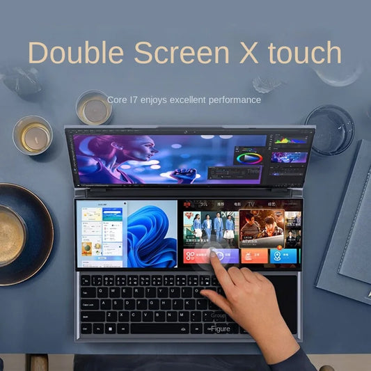 AKPAD Dual Screen 16" (14" Touch Screen) Notebook