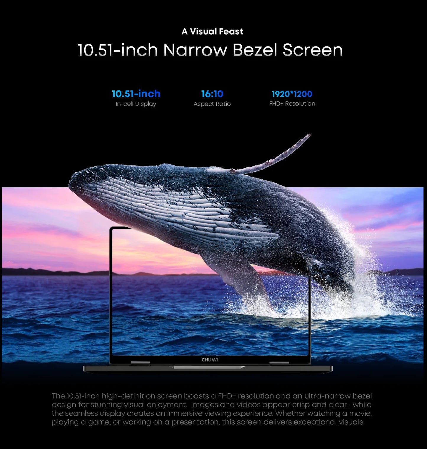 CHUWI MiniBook X Laptop 2-in-1 Yoga