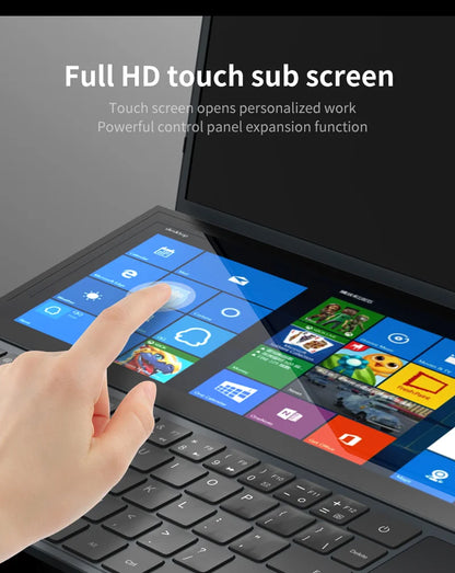 AKPAD Dual Screen 16" (14" Touch Screen) Notebook