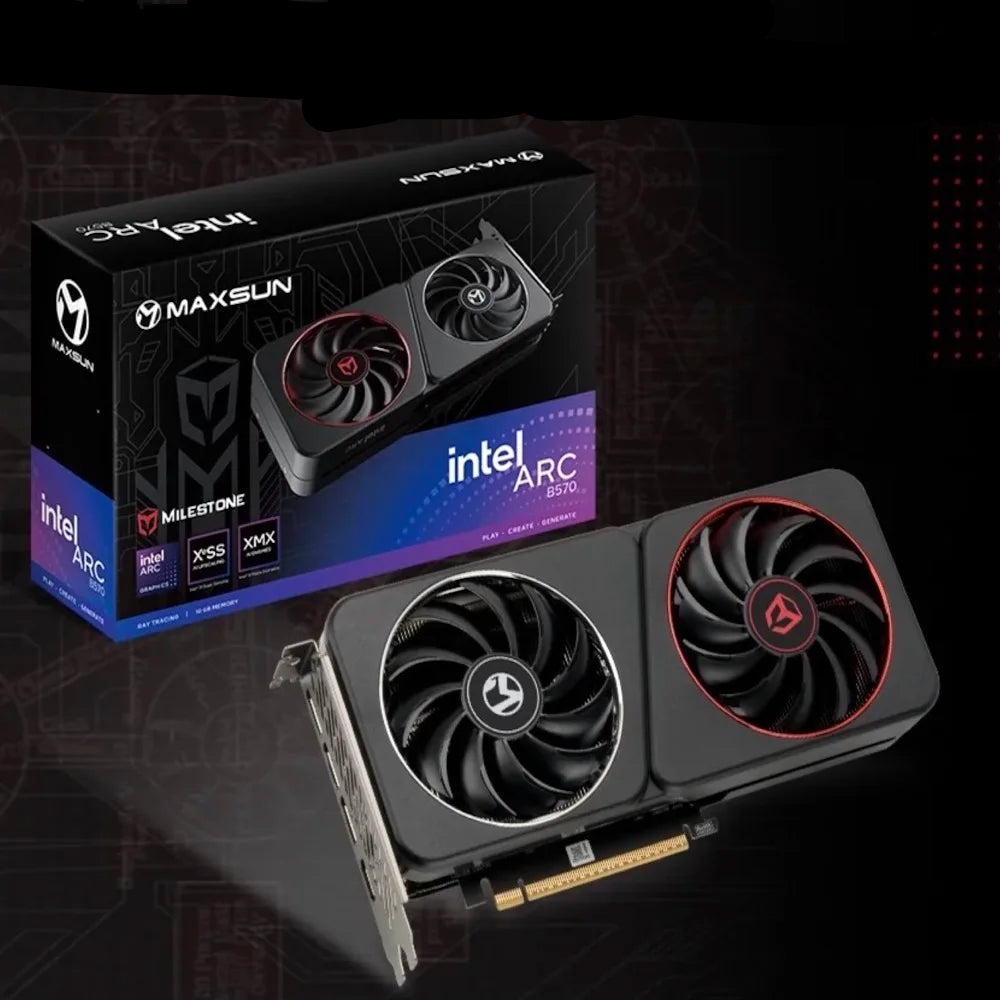 MAXSUN Intel Arc B570 Milestone