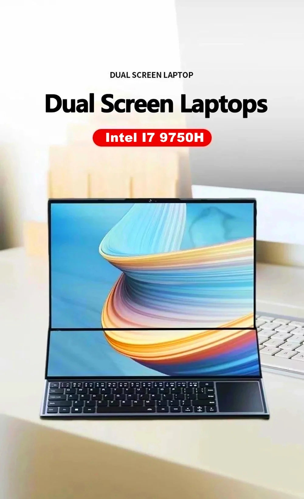 AKPAD Dual Screen 16" (14" Touch Screen) Notebook